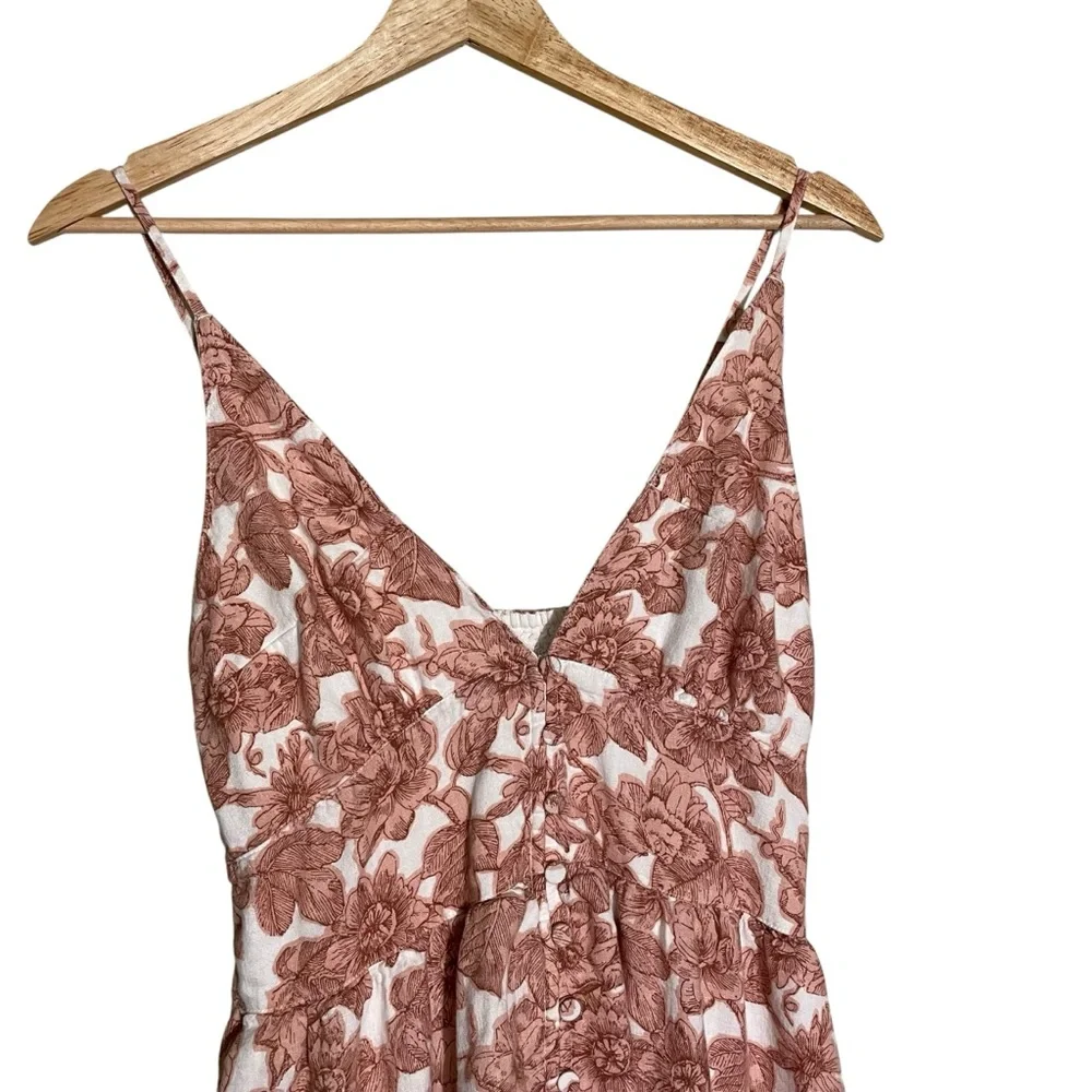 Abercrombie & Fitch Rust Floral Maxi Dress